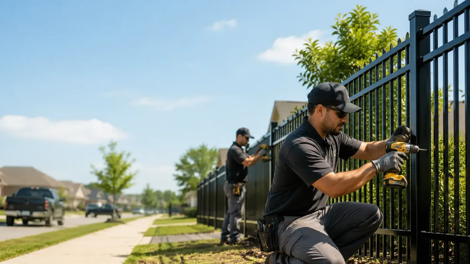 Metal Fence Installation in Cloverdale, OH